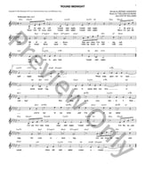 Round Midnight piano sheet music cover